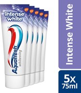 Bol.com Aquafresh Intense White - Tandpasta - voordeelverpakking - 5x75ml aanbieding