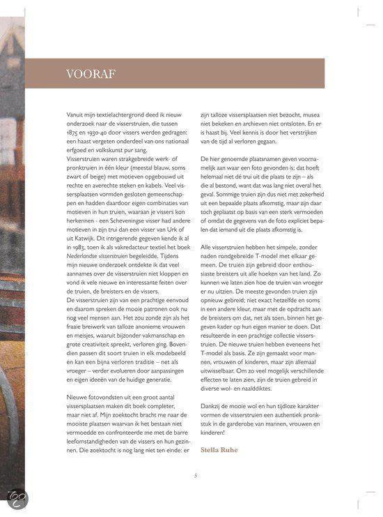Boekomslag met de titel "Visserstruien".