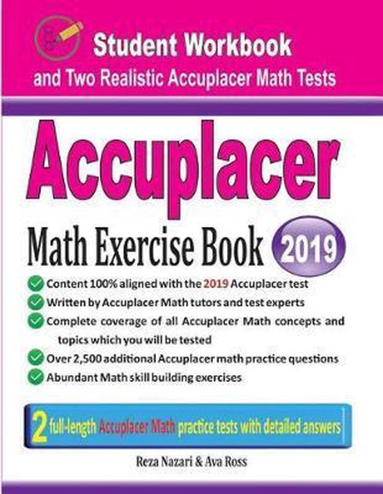 Accuplacer Math Exercise Book - cover