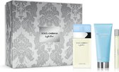 Dolce & Gabbana Light Blue Gift Set 100ml Edt + 100ml Body Lotion + 10ml Edt