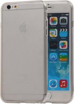 Transparant Wit Voor en Achter TPU Cover Apple iPhone 6/6s Plus