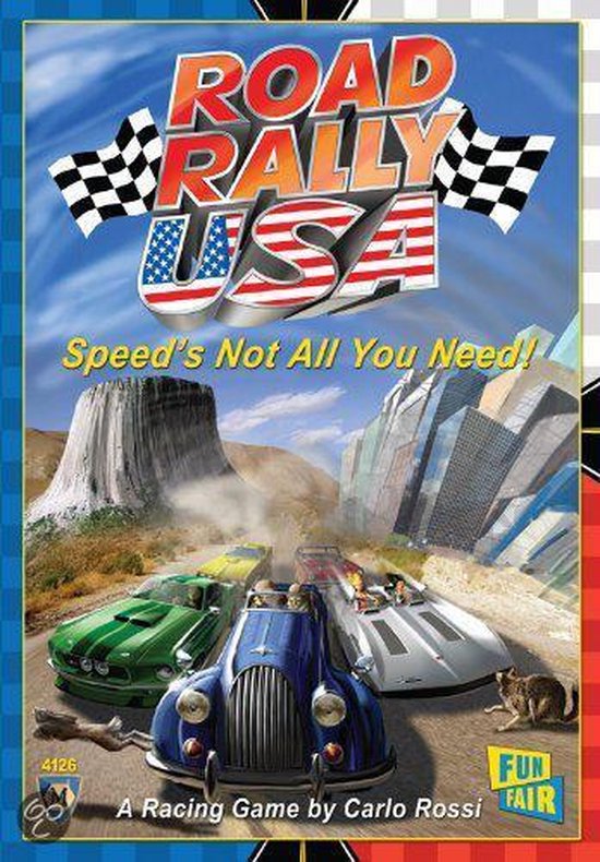 Boek: Road Rally USA, geschreven door Mayfair Games