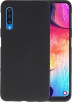 BackCover Hoesje Color Telefoonhoesje voor Samsung Galaxy A50 - Zwart