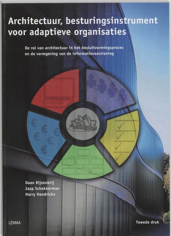 Cover van het boek 'Architectuur, besturingsinstrument voor adaptieve organisaties / druk 2' van H. Hendrickx en D.B.B. Rijsenbrij