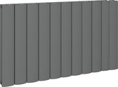 Eastbrook Guardia Design radiator horizontaal aluminium mat antraciet 60x104cm 1790 watt