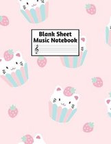 Blank Sheet Music Notebook