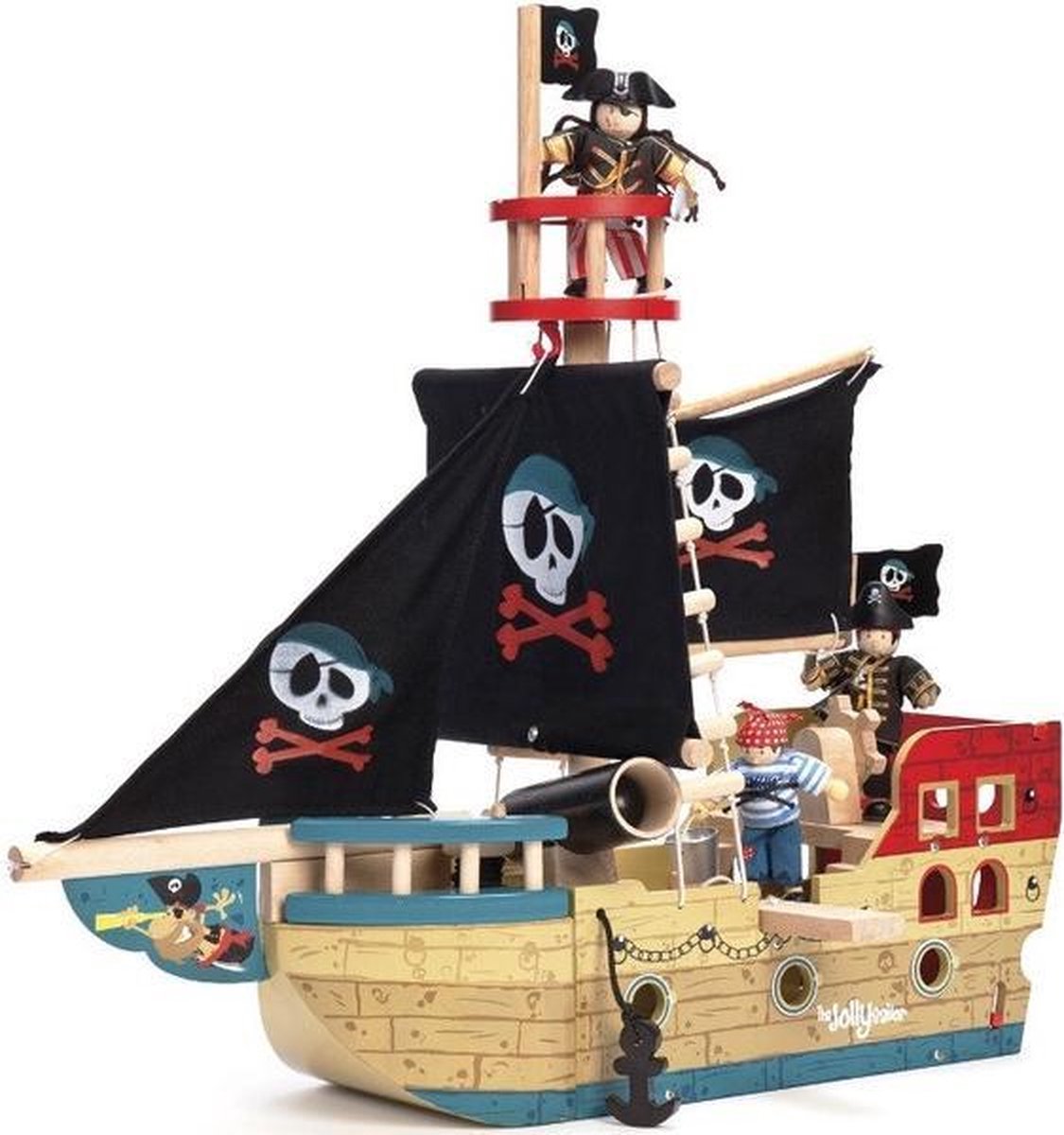 Theoretisch Natuur Haas Le Toy Van Jolly Pirate Ship TV341 | bol.com