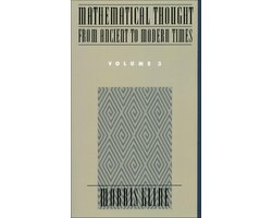 Omslag van Mathematical Thought From Ancient to Modern Times, Volume 3