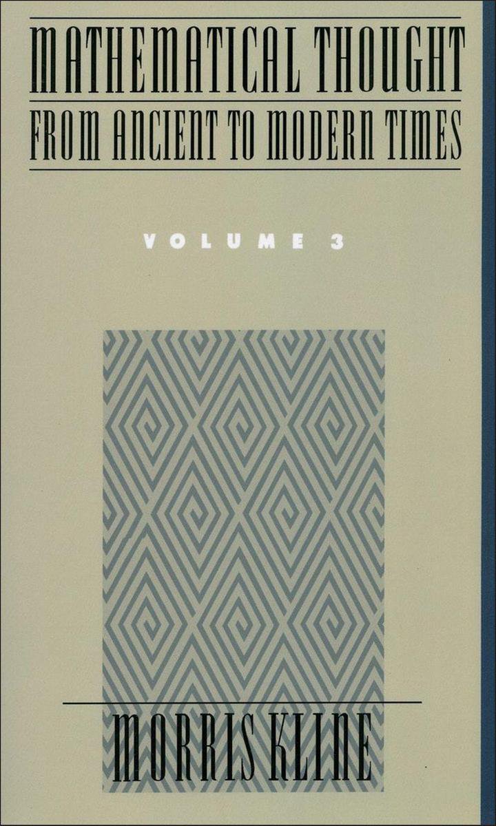 Omslag van Mathematical Thought From Ancient to Modern Times, Volume 3