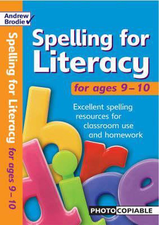 Spelling For Literacy - cover