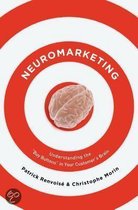 Boekomslag Neuromarketing:Understanding the 'Buy Buttons' in Your Customer's Brain, met een hersenafbeelding in het midden, omringd door rode cirkels.