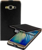 Zwart Samsung Galaxy A7 Eco Leather Flip Case Hoesje