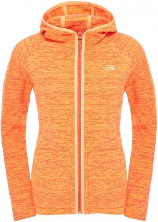 The North Face - Nikster Full Zip Dames fleece jack (oranje) - XL | bol.com