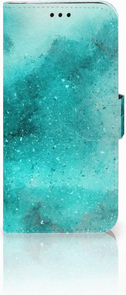 Hoesje Samsung Galaxy J5 2017 Painting Blue