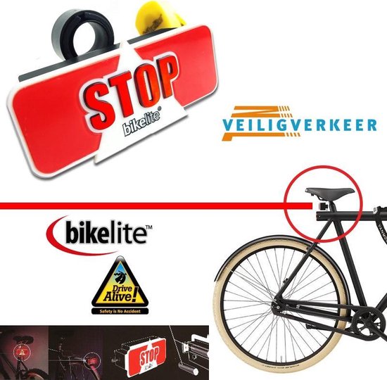 Feu de freinage Bikelite Extra Safe pour vélo + matériel de montage gratuit  | Feux de... | bol.com