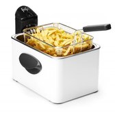 Bol.com Frifri 1948B DuoFil - Frituurpan 45L - 3200W - Koolstof geur- en vetfilter - Wit aanbieding