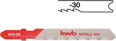 KWB Decoupeerzaagbladen - Metaal Middel 6112-30