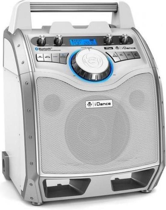 iDance XD100 - Wit - Bluetooth speaker - Karoake - Soundmixer - accu - USB  - Microfoon | bol.com
