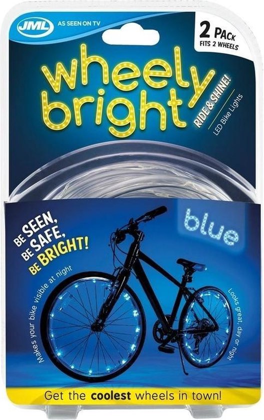niemand bevestig alstublieft Maria 2x LED lichtslangen blauw voor op de fiets - Fietsverlichting -  Spaakverlichting -... | bol.com
