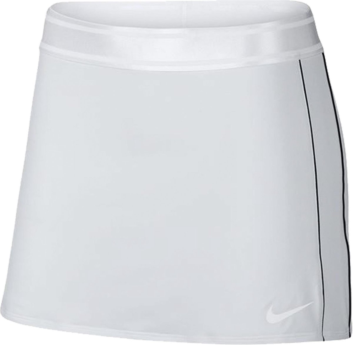 Nike Court Dry Skirt Str Sportrok Dames Zwart