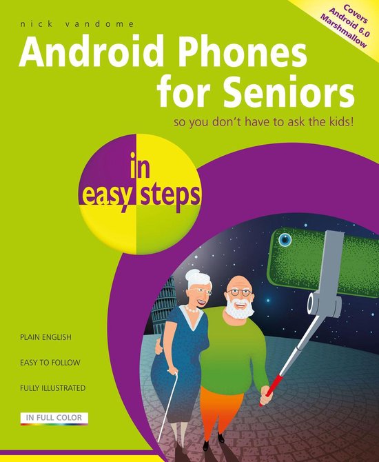 In Easy Steps - Android Phones for Seniors in easy steps - cover