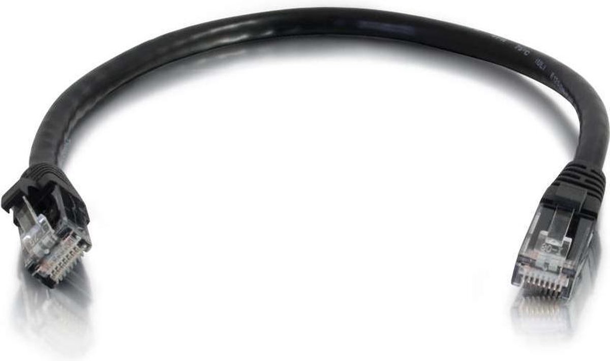 C2G 1m Cat6 Booted Unshielded (UTP) netwerkpatchkabel - zwart