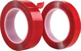 Eyzo Montagetape - 2-pack 40mm Breedte Dubbelzijdig Montage Tape - 3 Meter