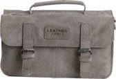 Leather Junky camera tas - The Paparazzi Camera Bag - Grijs - Leer
