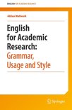 English for Academic Research - English for Academic Research: Grammar, Usage and Style