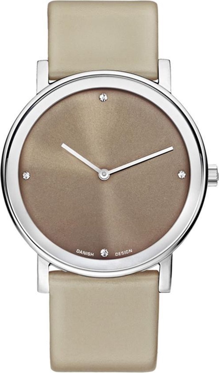 Danish Design IQ14Q1042 horloge heren - bruin - edelstaal