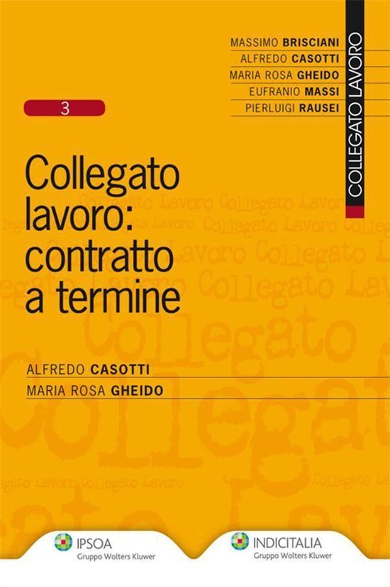 Collegato lavoro: contratto a termine - cover