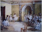 Signare Wandkleed | Ballet Class | 69cm x 89cm | Edgar Degas | Wandtapijt | Kunstenaar
