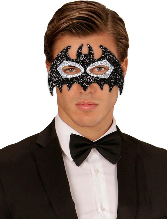 Widmann Miss Glitter Vleermuis Oogmasker Voor Volwassenen Maskers Masquerade Masker 3168