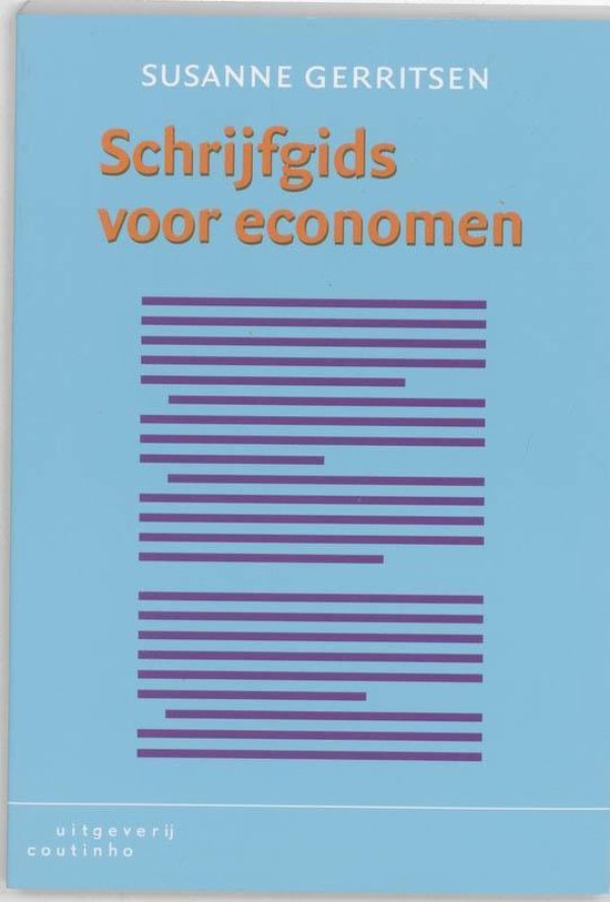 Cover van het boek 'Schrijfgids voor economen / druk 3' van Susanne Gerritsen