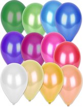 GLOBOLANDIA - 50 metallic gekleurde ballonnen mix
