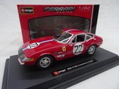 Ferrari  365 GTB 4 Daytona 1e Serie Nr# 22 Rood 1-24 Burago Racing