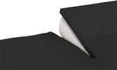 Nightkiss Splittopper Hoeslaken - Topcover katoen - 180x210cm Black BI-inkeping enkel (tot 8 cm)