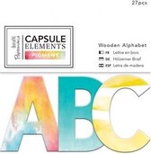 Houten Alfabet (27  stuks) - Capsule Collection - Elements Pigment
