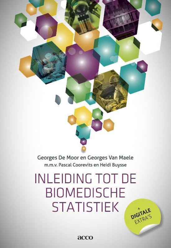 Cover van het boek 'Inleiding tot de biomedische statistiek'