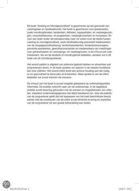 Voeding en mondgezondheid