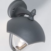 Trio Leuchten WL Cappe - Wandlamp - 1 lichts - D 230 mm - antraciet
