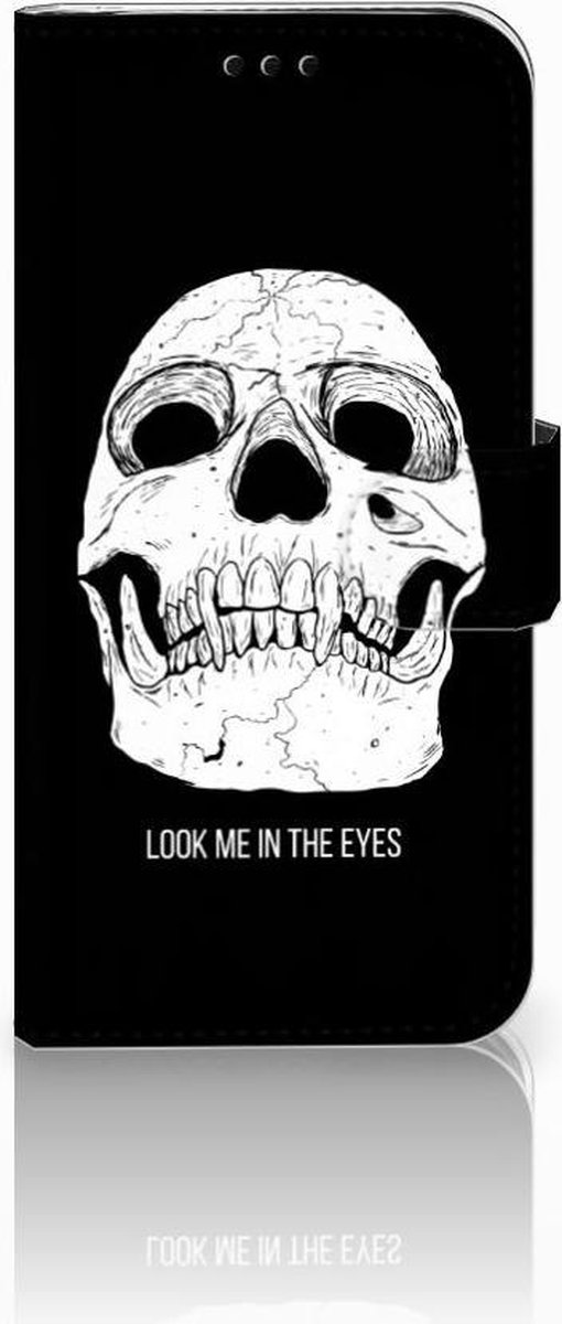 Telefoonhoesje met Naam Samsung Galaxy J5 2017 Skull Eyes
