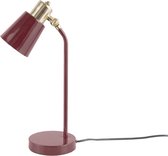 Leitmotiv Tafellamp Classic Metaal Warm Rood - 21x13x40cm