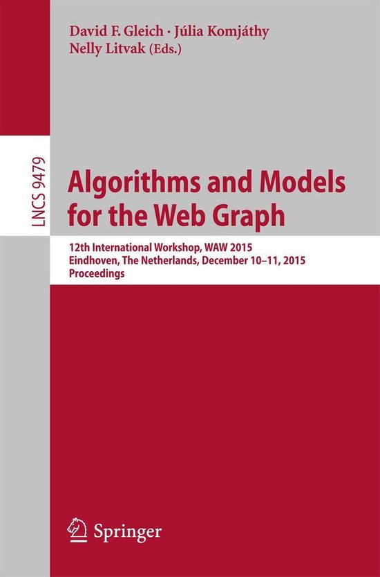 Springer Nature Proceedings Computer Science - Algorithms an ... - cover