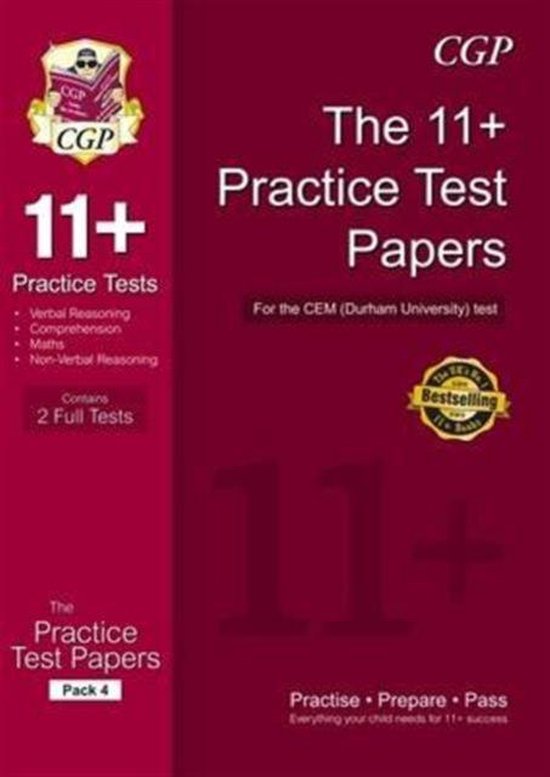11+ Practice Papers for the CEM Test - Pack 4 - cover
