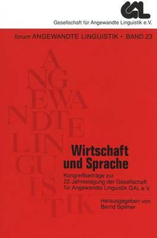 Wirtschaft und Sprache - cover