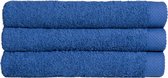 Handdoek 50x100 cm Uni Pure Royal Koningsblauw Ultramar col 4383 - 4 stuks