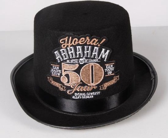 Feest hoed Abraham 50 jaar | bol.com