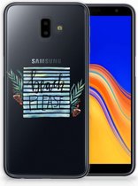 Geschikt voor Samsung Galaxy J6 Plus (2018) Uniek TPU Hoesje Boho Beach