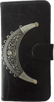 MP Case® PU leder Mystieke design Zwart Hoesje voor Huawei honor 6x 2016 Maan Bedel book case